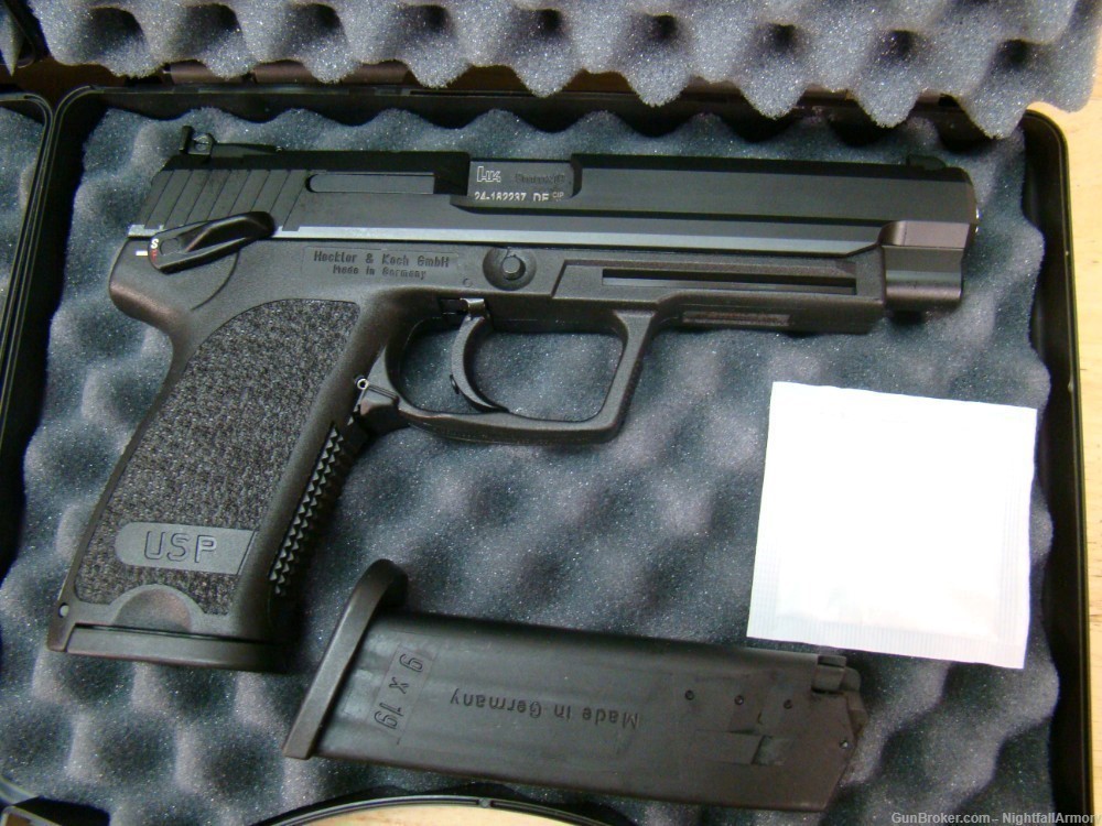 Pair o H&K USP9 Expert 9mm Pistols HK USP 9 15rd 81000361 consecutive # set-img-7