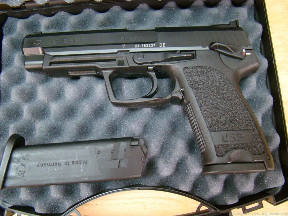 Pair o H&K USP9 Expert 9mm Pistols HK USP 9 15rd 81000361 consecutive # set-img-10