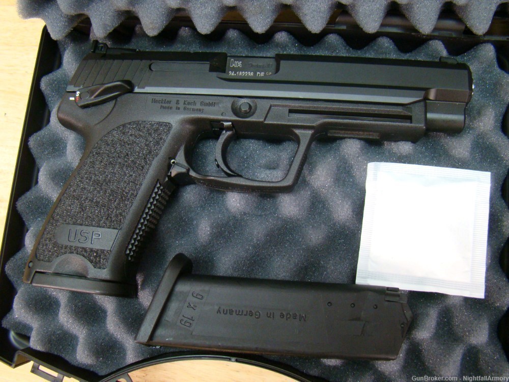 Pair o H&K USP9 Expert 9mm Pistols HK USP 9 15rd 81000361 consecutive # set-img-6