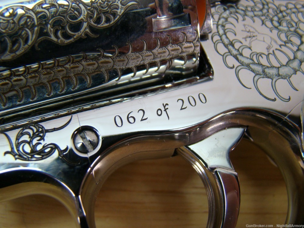 Rare Pair of Colt Anaconda UNTAMED .44 Mag engraved Revolvers only 200 made-img-11
