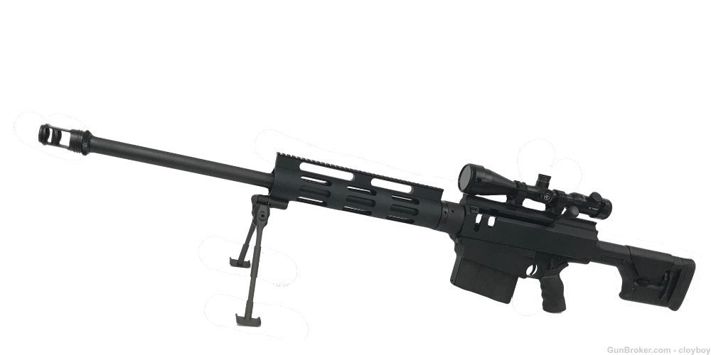 Bushmaster BA-50 50-BMG Bolt Action Anti-Tank Rifle 2 Mags  Vortex Sniper-img-2