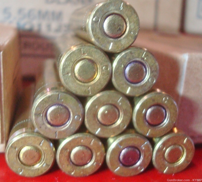 60 cartridges LAKE CITY 5.56 BLANK S brass new M200 BLANKS-img-5