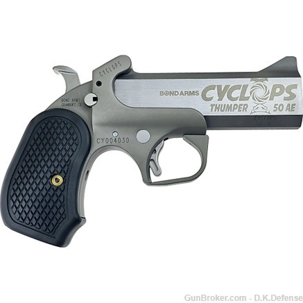 Bond Arms Cyclops Handgun .50 AE Single Shot 4.25" Barrel Black-img-0