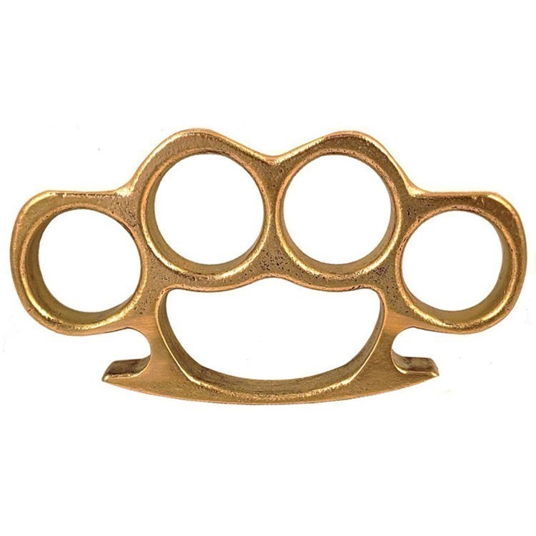 100% Solid Brass knuckles Old school style Made in USA-img-0