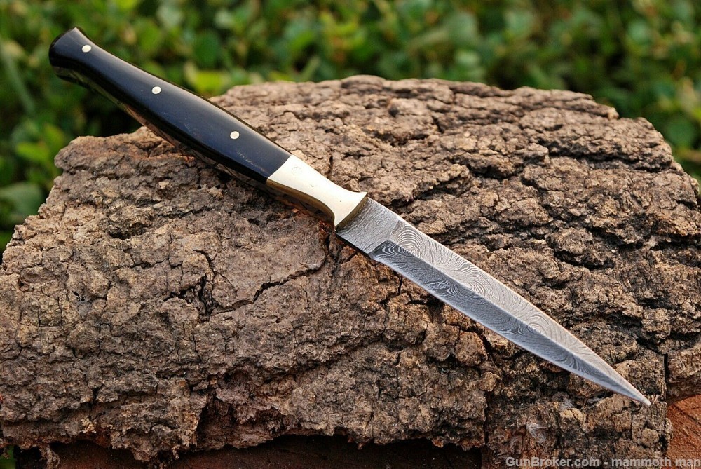 Dagger with buffalo horn Custom sheath-img-2