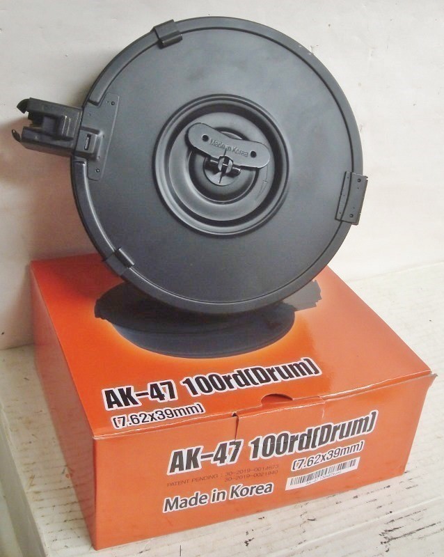 AK 100 round Korean New 7.62x39 drum AK47 magazine-img-3