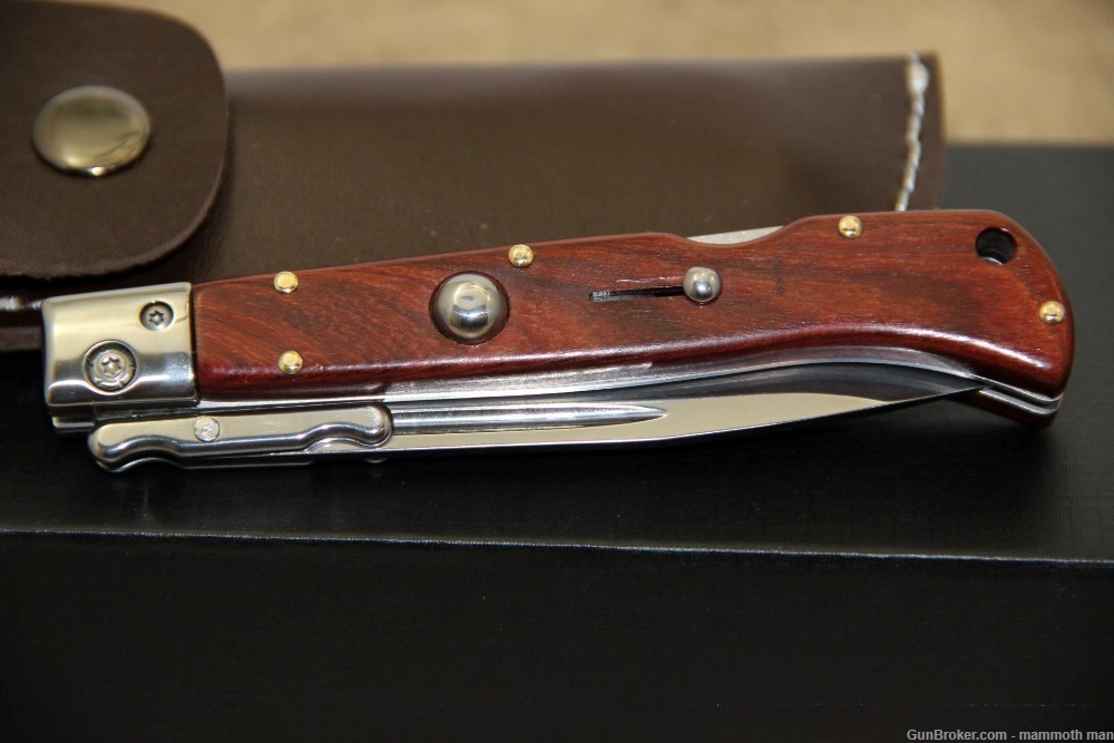 Classic Swing Guard Switchblade Rose wood handle-img-4
