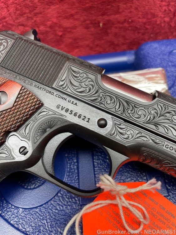 NIB Colt 1911. 45 acp Stunning Full coverage Engraved. Rare!-img-13