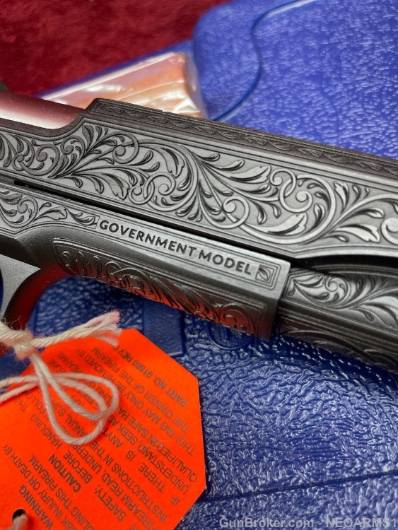 NIB Colt 1911. 45 acp Stunning Full coverage Engraved. Rare!-img-10