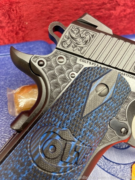 NIB Colt 1911 competition.45 acp incredible Engraved collector!-img-12