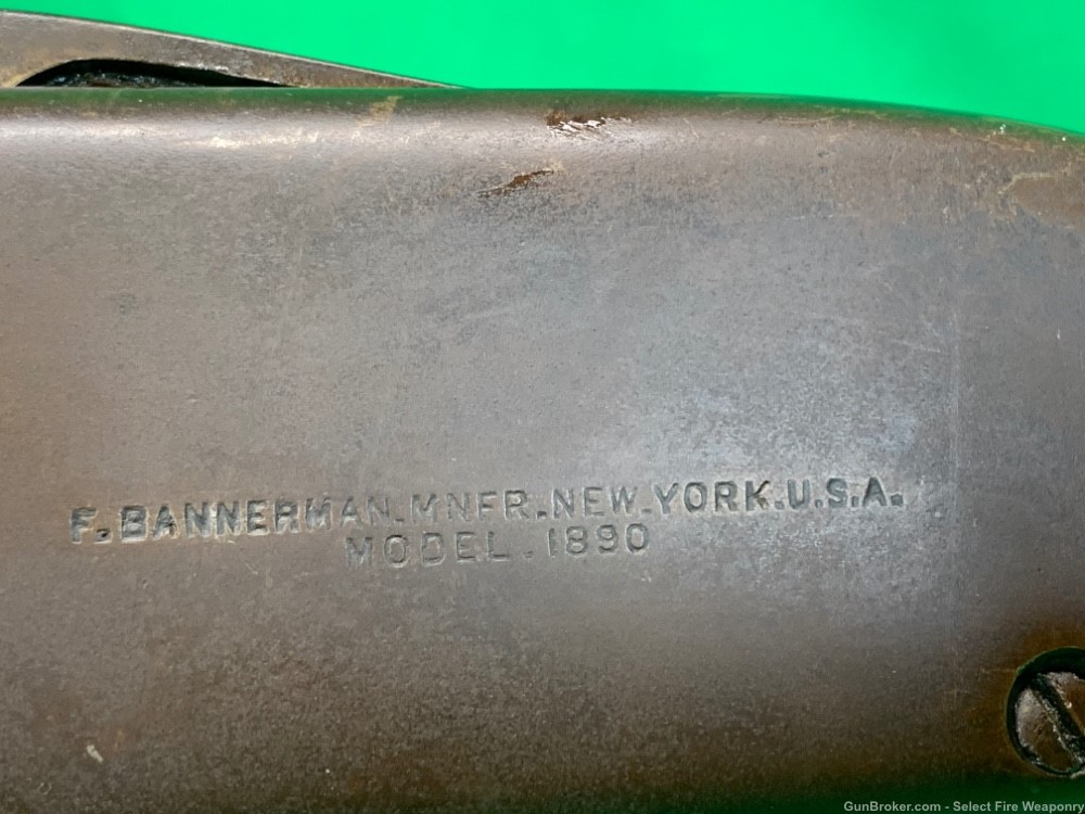 RARE Antique Spencer Bannerman 1890 the First Pump Shotgun 12 ga-img-17