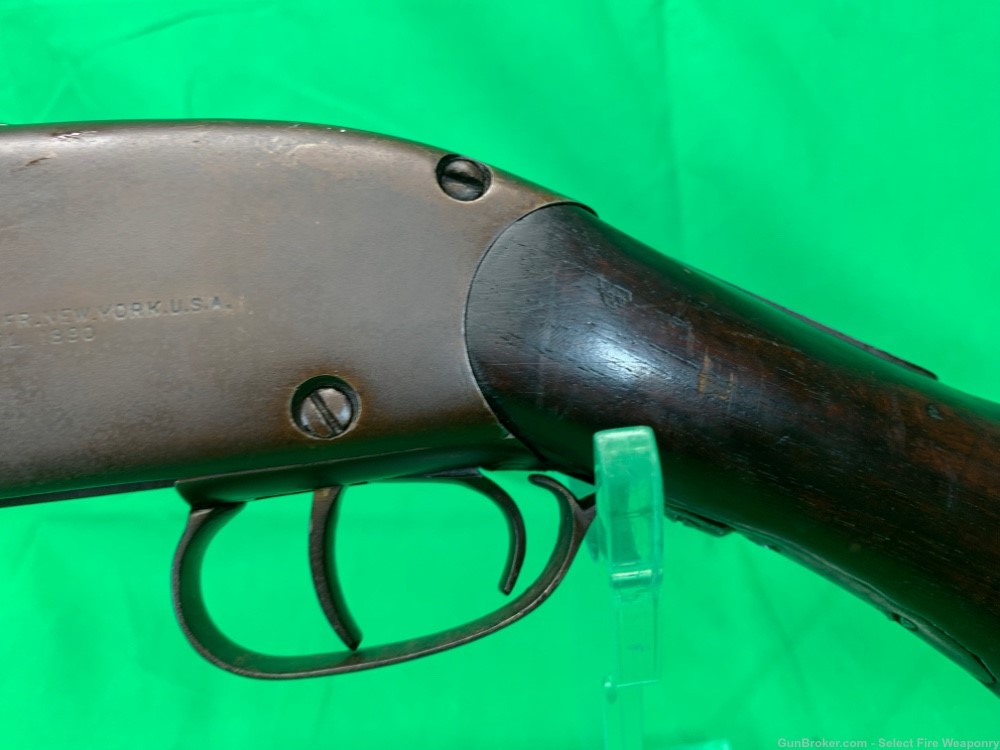 RARE Antique Spencer Bannerman 1890 the First Pump Shotgun 12 ga-img-18