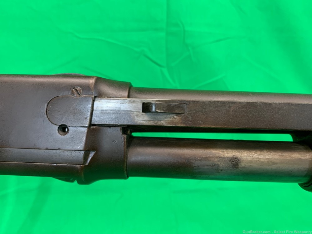 RARE Antique Spencer Bannerman 1890 the First Pump Shotgun 12 ga-img-7