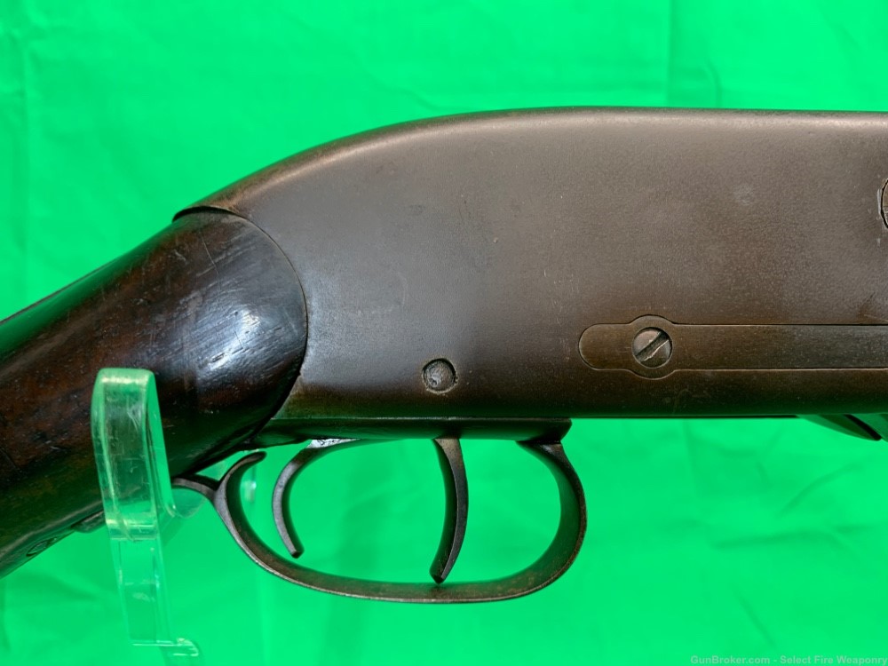 RARE Antique Spencer Bannerman 1890 the First Pump Shotgun 12 ga-img-5