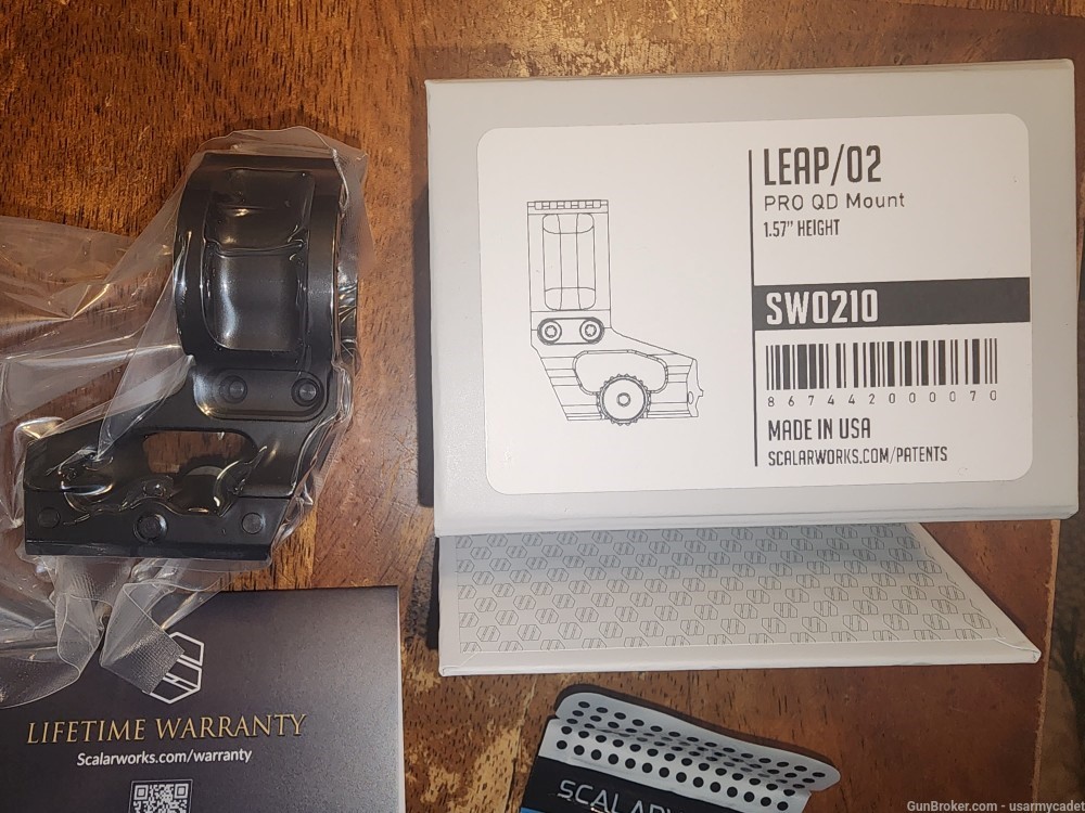 Leap/02 Scalarworks 30mm Pro QD Mount 1.57" Height SW0210-img-0
