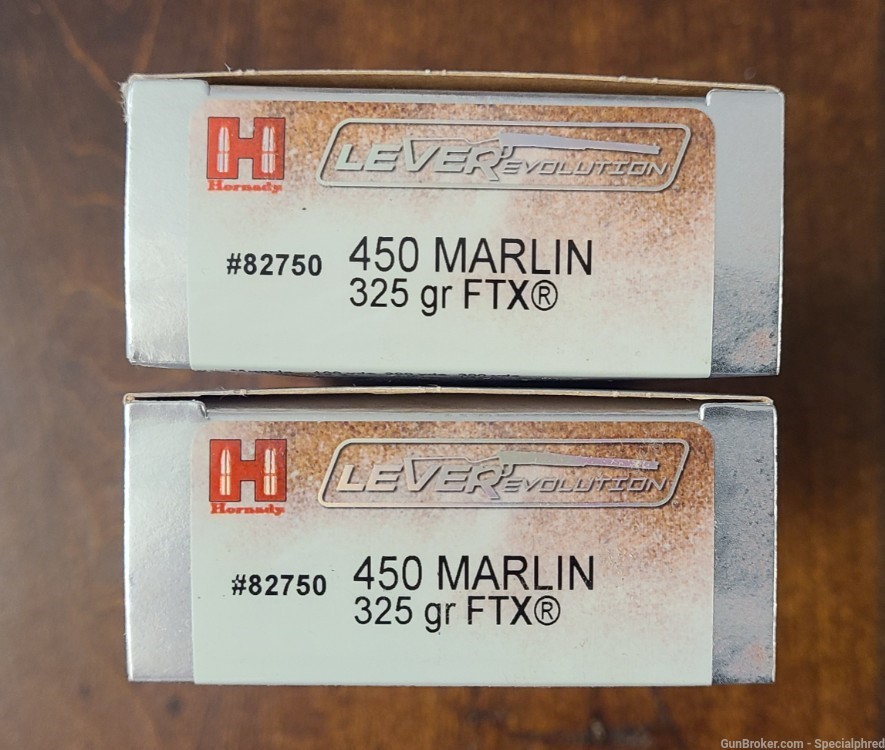 Hornady .450 Marlin Leverevolution 325gr FTX #82750-img-0