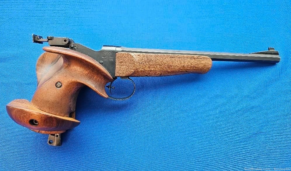 Vintage Hammerli Switzerland .22LR Model 100 Free Pistol !-img-0