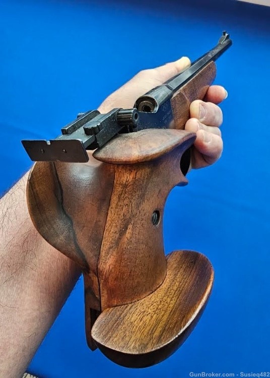 Vintage Hammerli Switzerland .22LR Model 100 Free Pistol !-img-11