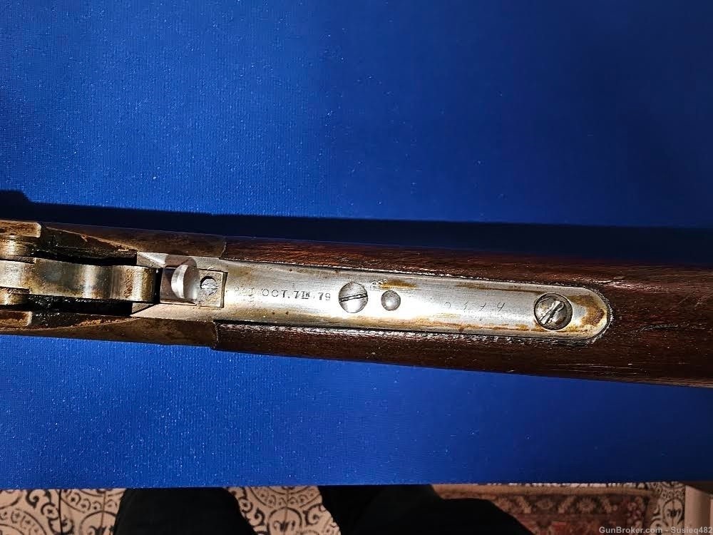 Winchester 1885 Low Wall .22 Short Vintage Rifle ! NICE, Antique No FFL-img-3