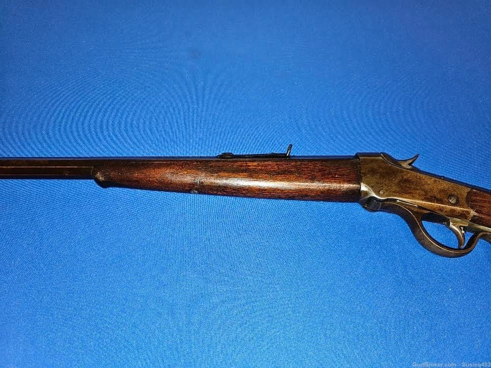 Winchester 1885 Low Wall .22 Short Vintage Rifle ! NICE, Antique No FFL-img-10
