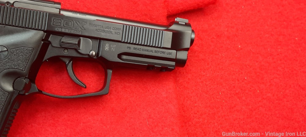 Beretta 80x Cheetah DA/SA .380 pistol 3.9" barrel *J80XBLK13* NIB! NR-img-11