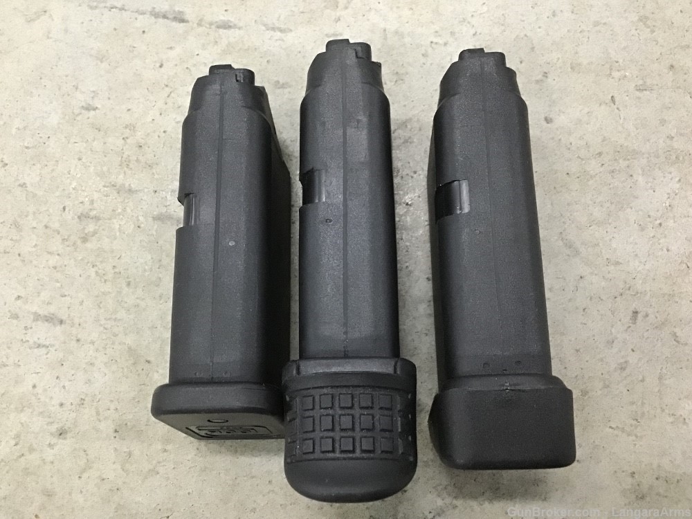 Lot of 3 Glock 9MM 10 Round Magazines Penny Auction NR 0.01-img-3