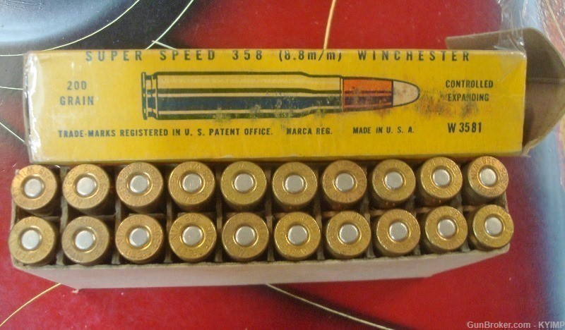 20 Winchester SILVERTIP .358 Winchester Vintage 200 grain SP ammunition-img-4