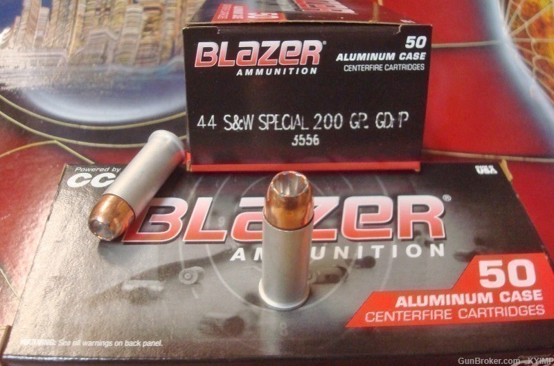 100 CCI Blazer 44 Special GDHP 200 grain Factory NEW 3556 ammo-img-1