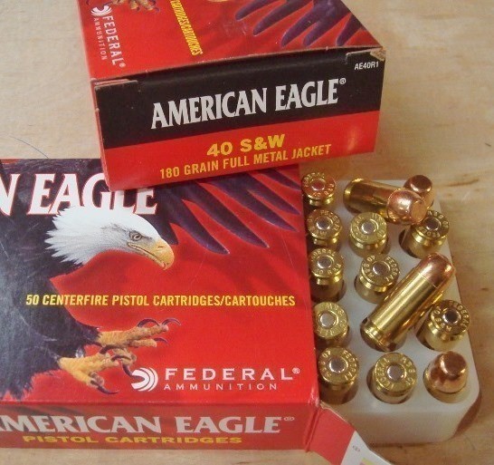500 Federal .40 s&w 180 gr FMJ 40s&w brass 40 ammo AE40R1-img-1