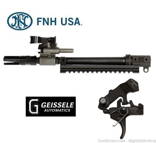 FNH SCAR 16 10" SBR barrel & Geissele Super Scar trigger pack! FN 16s 5.56-img-0