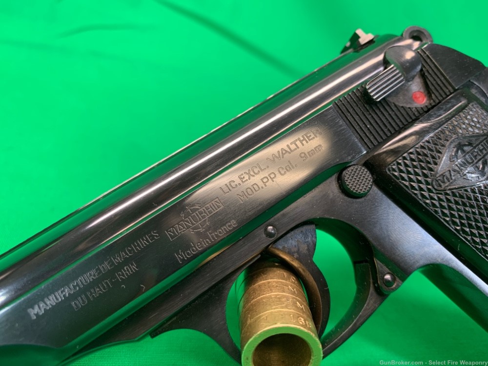 MINT RARE .380 cal Manurhin PP French St Etienne  Walther License -img-2