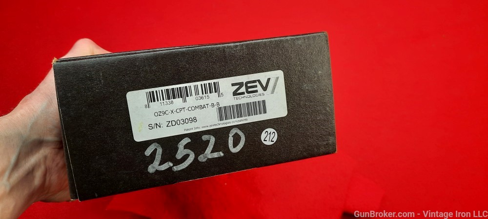 ZEV Technologies OZ9C-X-CPT-COMBAT-B-B-10 OZ9 Compact 9mm NIB! NR-img-4