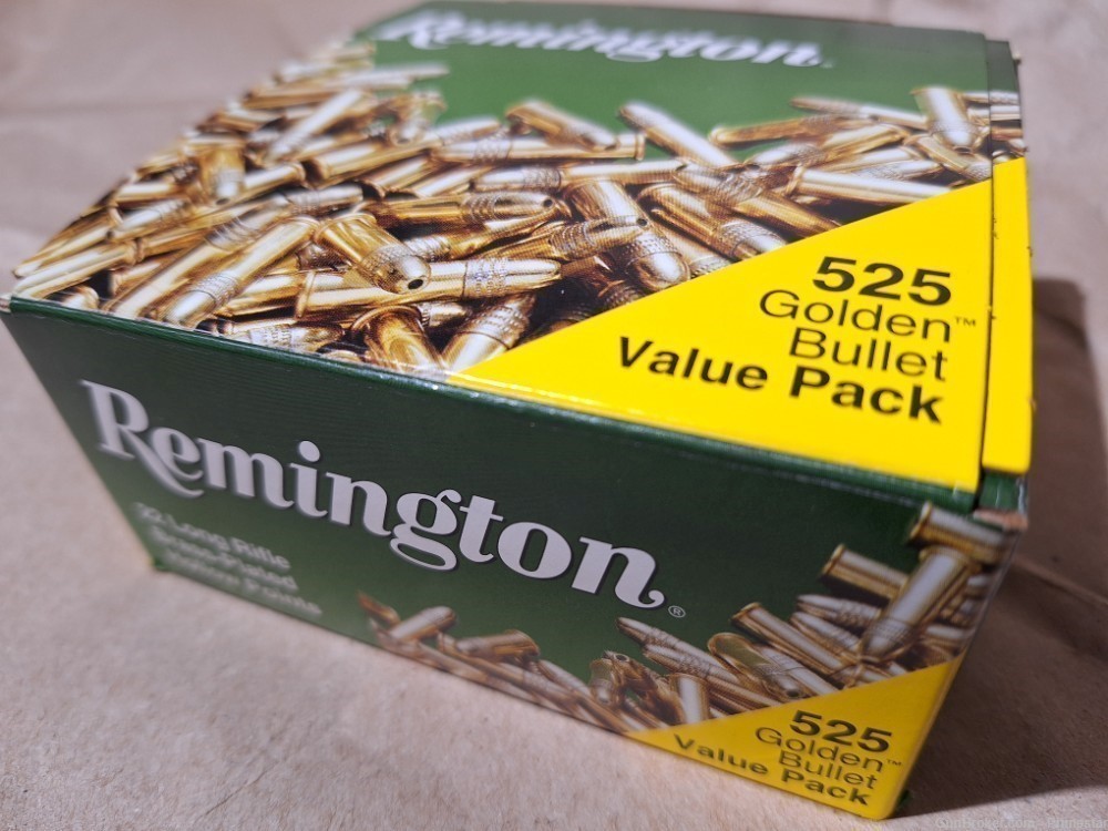 22LR BULK PACK AMMO Remington Golden Bullets 22 LR HP hollow point rimfire-img-1