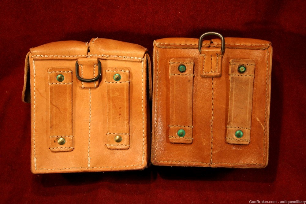 7.62x39 Leather Pouches - Yugoslavian - Cold War originals-img-1