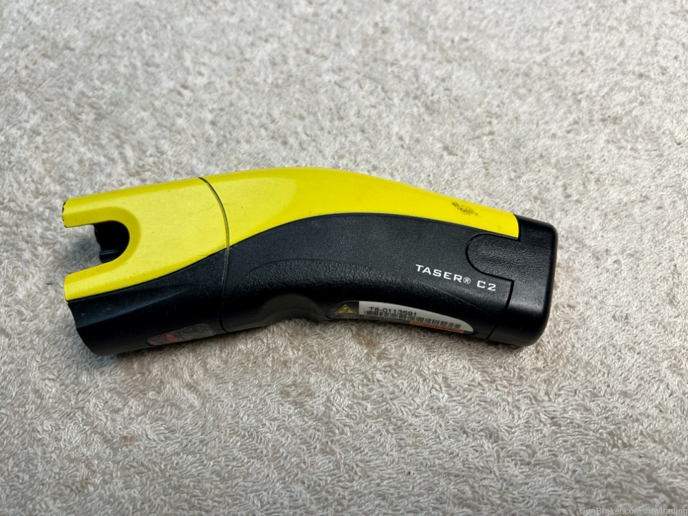 Used Taser C2 Compact Taser – Yellow with One Battery (No Cartridges)  -img-0