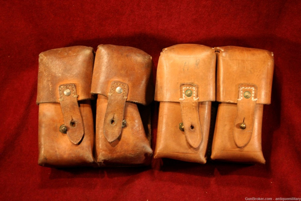 7.62x39 Leather Pouches - Yugoslavian - Cold War originals-img-0