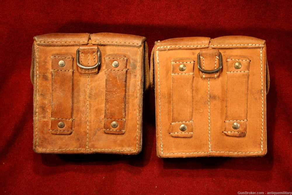 7.62x39 Leather Pouches - Yugoslavian - Cold War originals-img-1