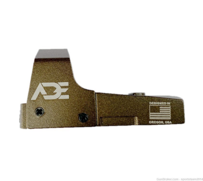 FDE Body Color! Ade RD3-006B Green Dot Reflex Pistol Sight red for Glock-img-0