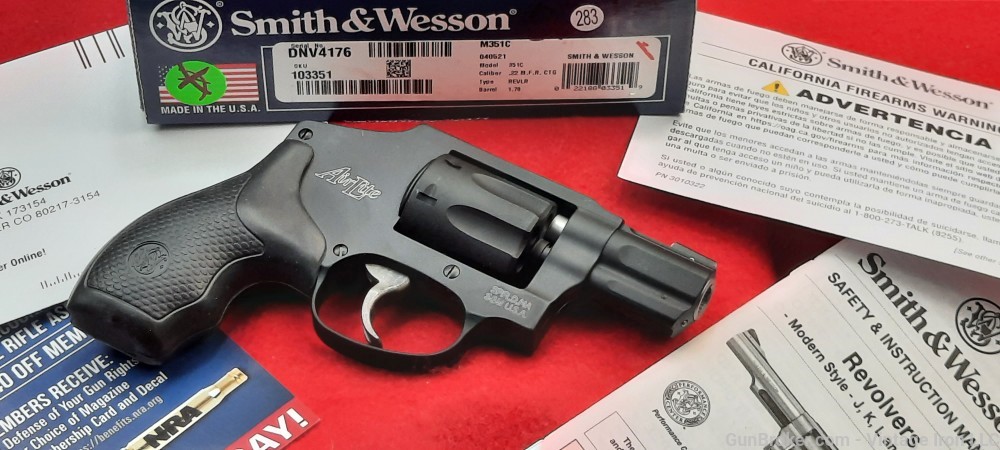 Smith and Wesson 351c *103351* .22 MRF (.22 mag)  7 shot NIB! NR-img-2
