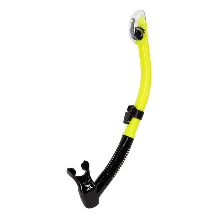 IST Dry Top Black Silicone With Neon Yellow Snorkel (SN204-BS-NY)-img-1