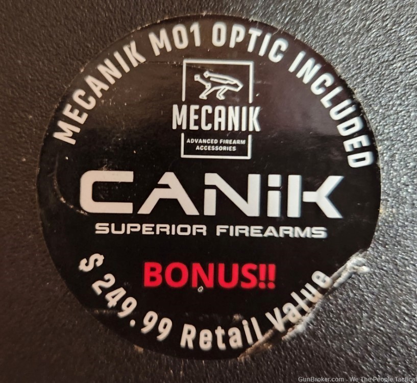 CANIK METE MC9 Semi-Auto Striker Pistol 9mm 3.18" Barrel Red Dot Blk NEW-img-2