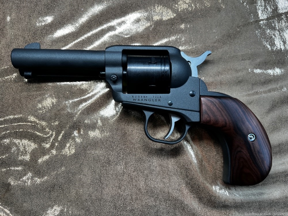 Ruger Wrangler Revolver Cobalt Cerakote .22 LR 3.75” *Factory New -img-1