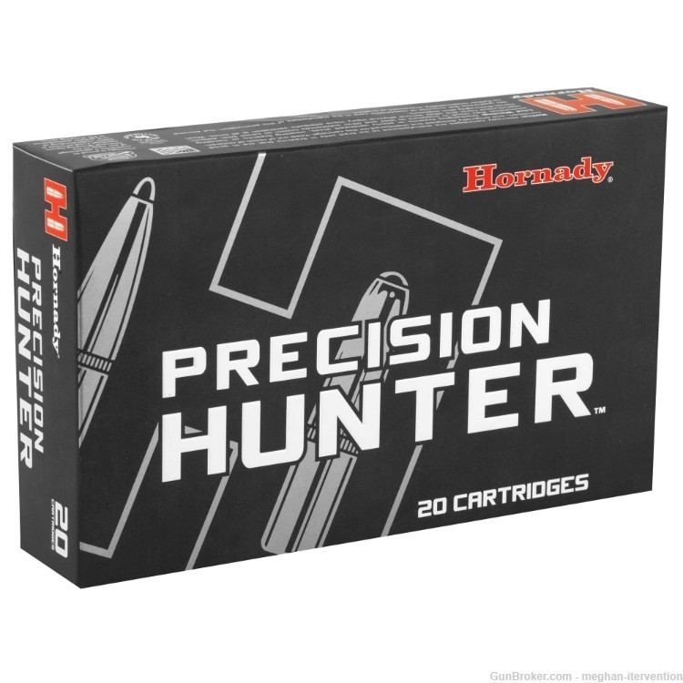 Hornady Precision Hunter 7mm Rem Mag 162gr ELD-X - 20 Rounds-img-1