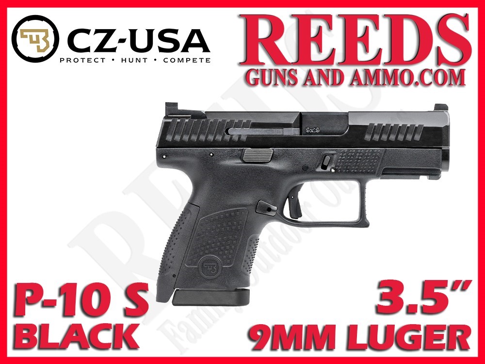 CZ P-10 S Black 9mm 3.5in 2-12Rd Mags 91560-img-0