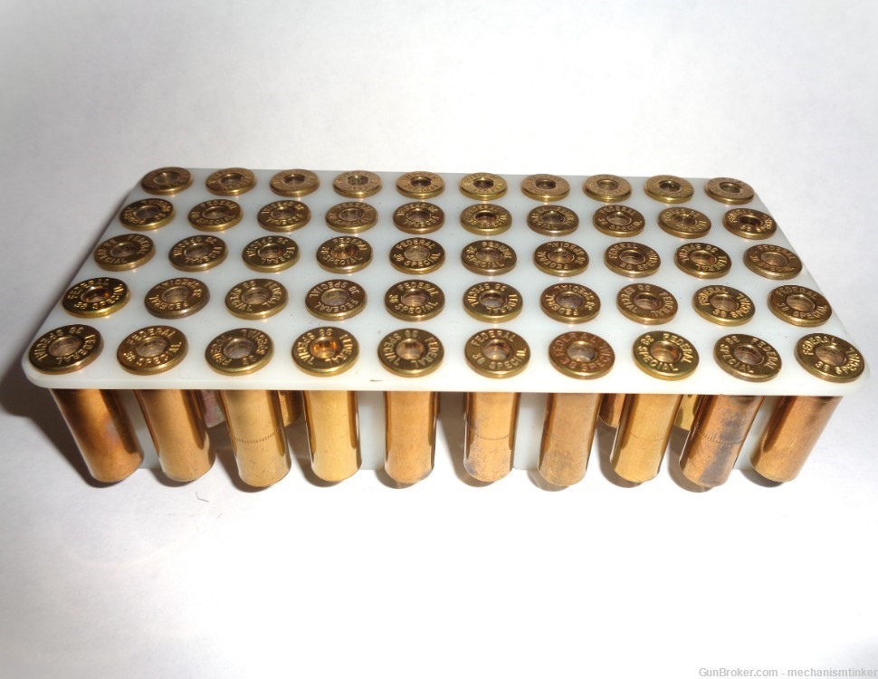 50 "EMPTY" Brass 38-Bullet Fired Spent Shells Casings Special Federal-img-2