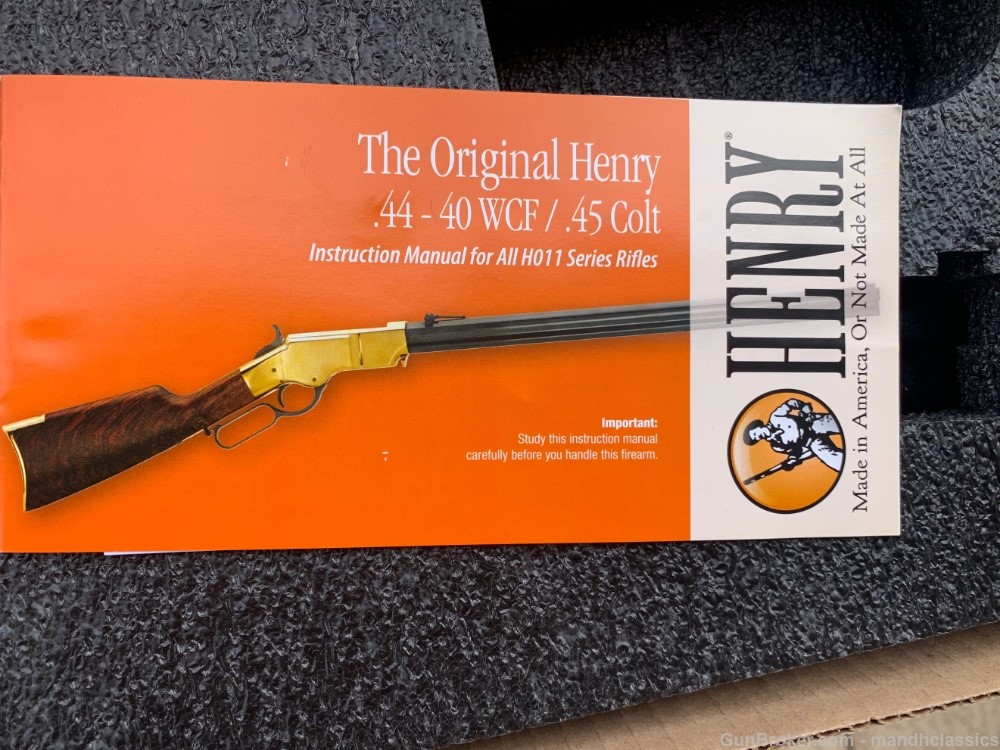 NIB Henry Repeating Arms "New Original Henry", 24.5" bbl, 44-40-img-1
