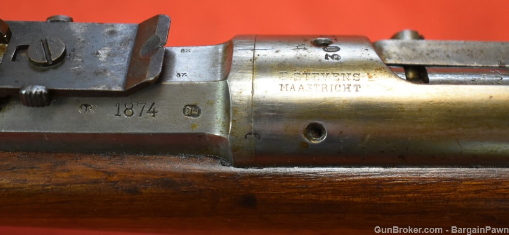 P. Stevens Maastricht 1874 Rifle 32.5" Barrel Wood stock-img-35