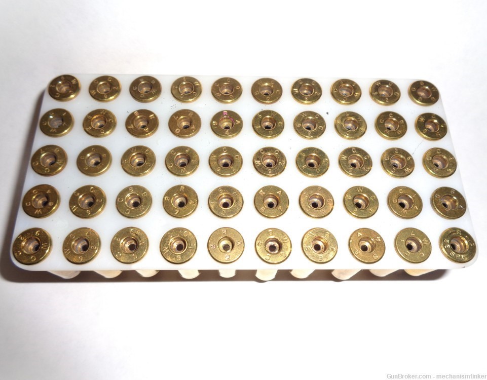 50 "EMPTY" Brass 38-Bullet Fired Spent Shells Casings -img-0