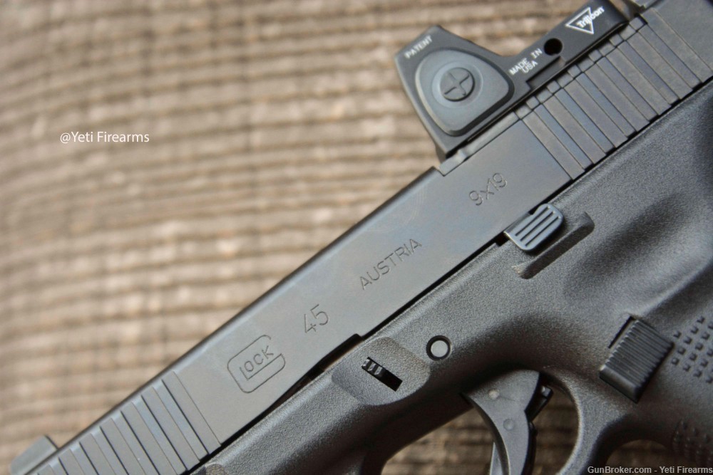 Glock 45 MOS 9mm W/ Trijicon RMR RM06 3.25 MOA Tall Sights No CC Fee *SALE*-img-8