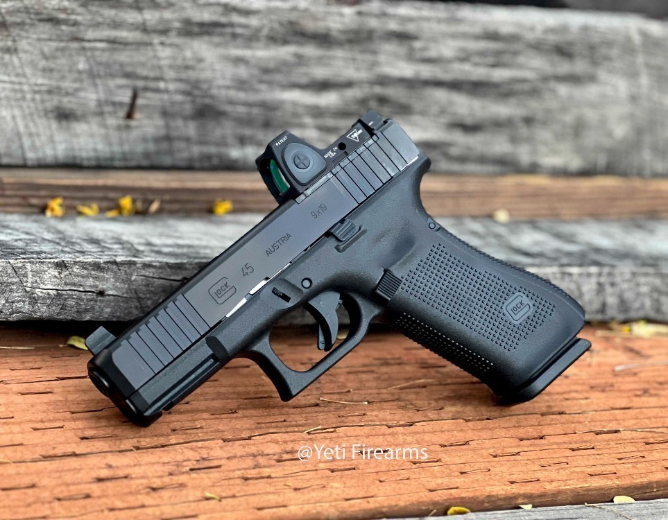 Glock 45 MOS 9mm W/ Trijicon RMR RM06 3.25 MOA Tall Sights No CC Fee *SALE*-img-0